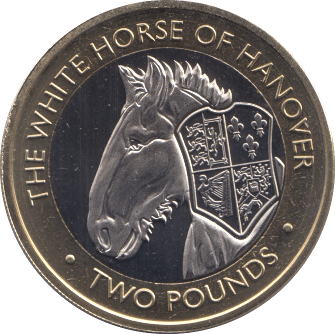 2021 TWO POUND COIN BU BRITISH INDIAN OCEAN THE WHITE HORSE OF HANOVER - WORLD COINS - Cambridgeshire Coins
