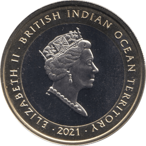 2021 TWO POUND COIN BU BRITISH INDIAN OCEAN THE YALE OF BEAUFORT - WORLD COINS - Cambridgeshire Coins