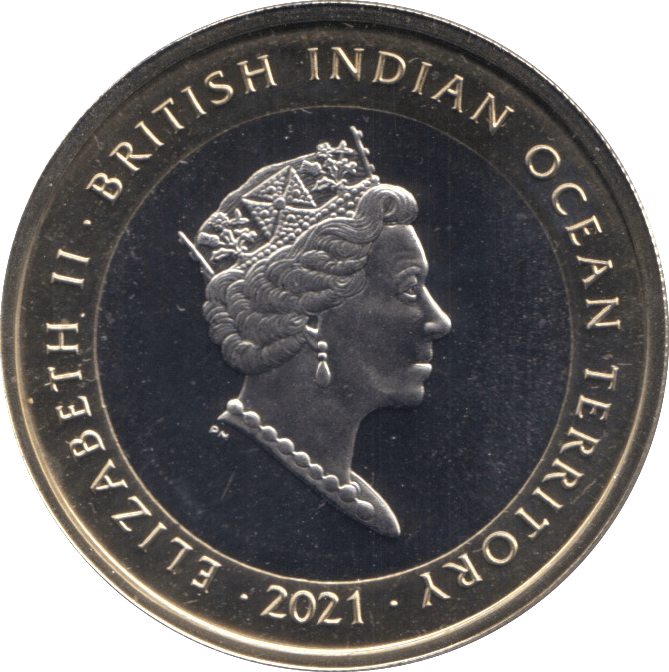 2021 TWO POUND COIN BU BRITISH INDIAN OCEAN THE YALE OF BEAUFORT - WORLD COINS - Cambridgeshire Coins