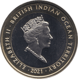 2021 TWO POUND COIN BU BRITISH INDIAN OCEAN THE YALE OF BEAUFORT - WORLD COINS - Cambridgeshire Coins
