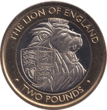 2021 TWO POUND LION OF ENGLAND BRITISH INDIAN OCEDAN TERRITORY - WORLD COINS - Cambridgeshire Coins