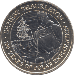 2021 TWO POUNDS ERNEST SHACKLETON 100 YEARS OF POLAR EXPLORATION ( BU ) - WORLD COINS - Cambridgeshire Coins