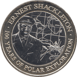 2021 TWO POUNDS ERNEST SHACKLETON 100 YEARS OF POLAR EXPLORATION ( BU ) - WORLD COINS - Cambridgeshire Coins