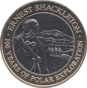 2021 TWO POUNDS ERNEST SHACKLETON 100 YEARS OF POLAR EXPLORATION ( BU ) - WORLD COINS - Cambridgeshire Coins