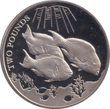 2021 TWO POUNDS PARROTFISH BRITISH INDIAN OCEAN TERRITORY - WORLD COINS - Cambridgeshire Coins