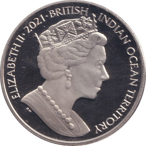 2021 TWO POUNDS PARROTFISH BRITISH INDIAN OCEAN TERRITORY - WORLD COINS - Cambridgeshire Coins