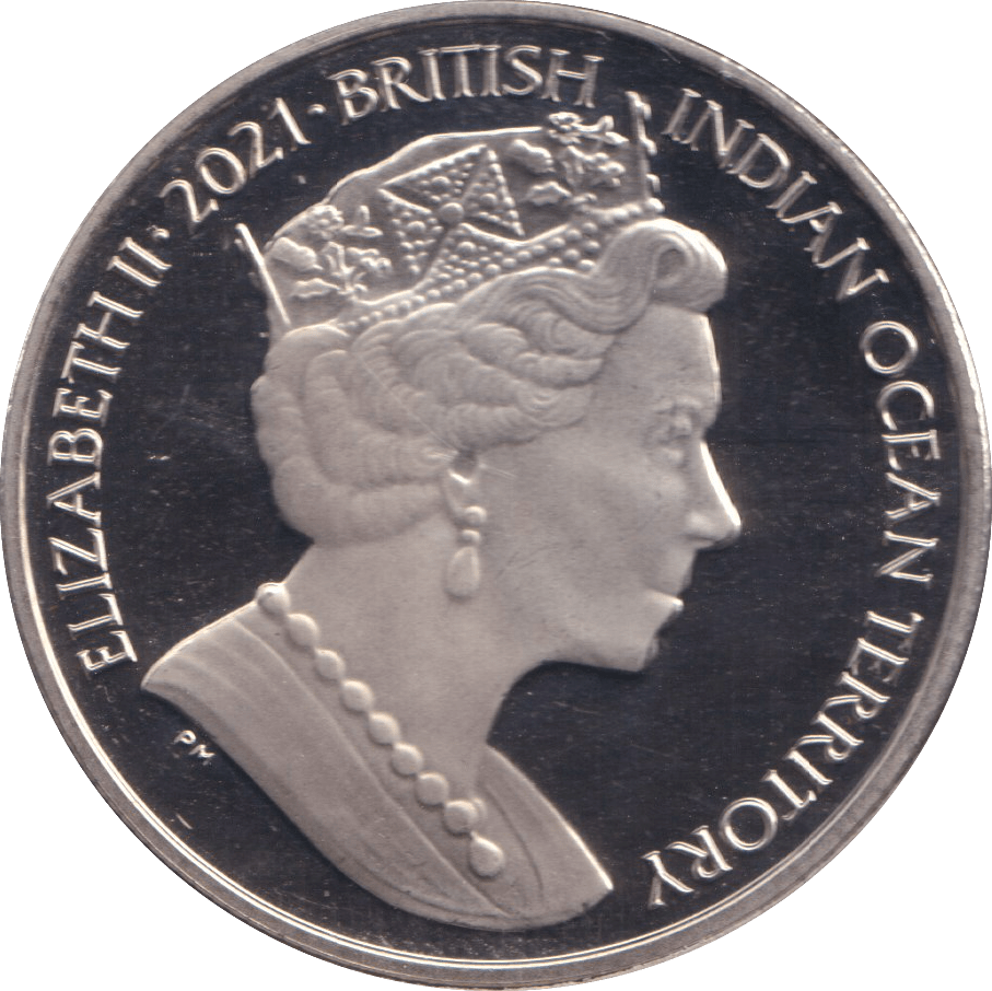 2021 TWO POUNDS PARROTFISH BRITISH INDIAN OCEAN TERRITORY - WORLD COINS - Cambridgeshire Coins