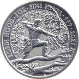 2021 TWO POUNDS SILVER PROOF ROBIN HOOD - WORLD COINS - Cambridgeshire Coins