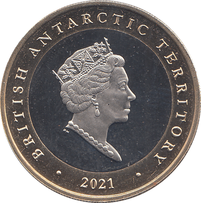 2021 TWO POUNDS THE ANTARCTIC TREATY ( BU ) - WORLD COINS - Cambridgeshire Coins