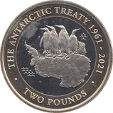 2021 TWO POUNDS THE ANTARCTIC TREATY ( BU ) - WORLD COINS - Cambridgeshire Coins