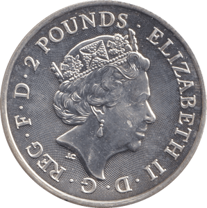 2021 TWO POUNDS UK - SILVER WORLD COINS - Cambridgeshire Coins