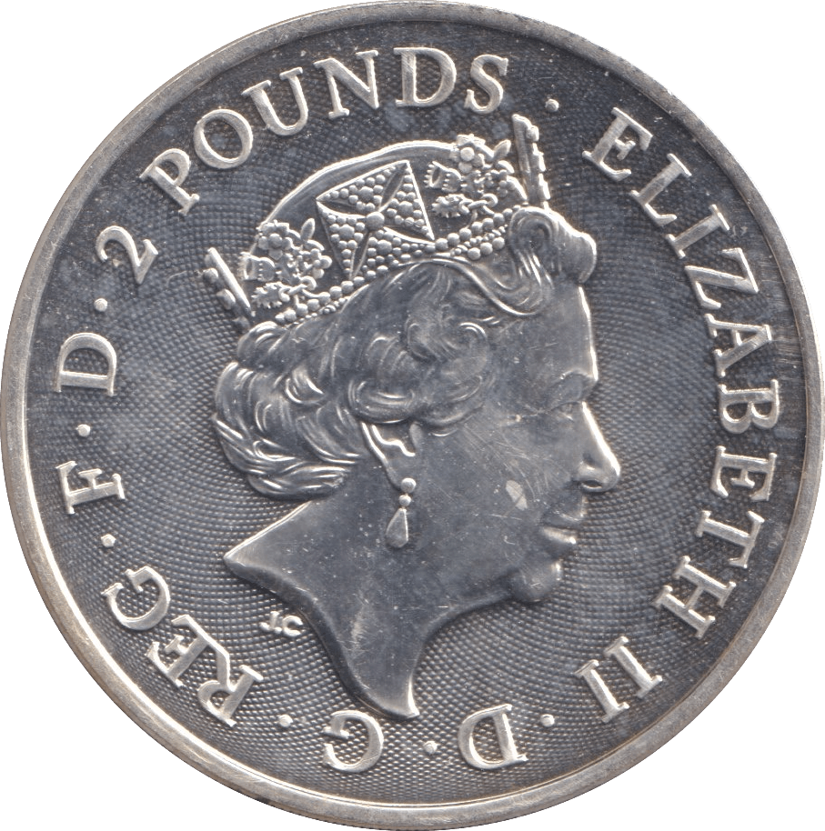 2021 TWO POUNDS UK - SILVER WORLD COINS - Cambridgeshire Coins
