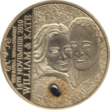 2021 WILLIAM AND KATE ENGAGEMENT MEDALLION - MEDALS & MEDALLIONS - Cambridgeshire Coins