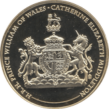2021 WILLIAM AND KATE ENGAGEMENT MEDALLION - MEDALS & MEDALLIONS - Cambridgeshire Coins