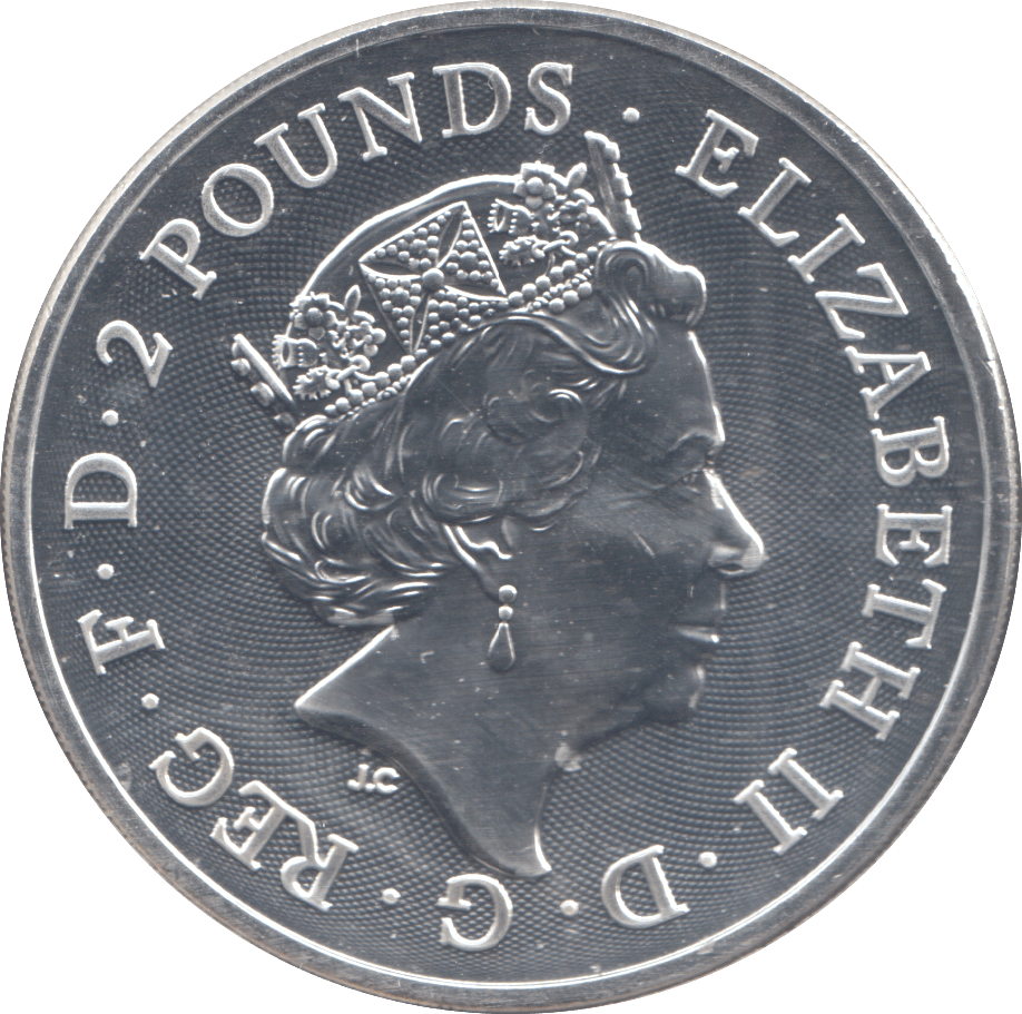 2022 1 OZ FINE SILVER 999 PROOF LITTLE JOHN 2 POUNDS - SILVER WORLD COINS - Cambridgeshire Coins