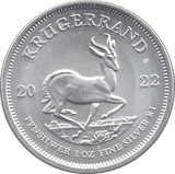 2022 1OZ SILVER KRUGERRAND ( BU ) - SILVER 1 oz COINS - Cambridgeshire Coins