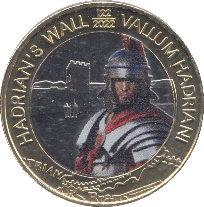 2022 2 POUND BU HADRIANS WALL GUERNSEY - £2 BU - Cambridgeshire Coins