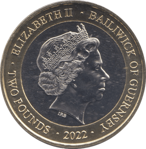 2022 2 POUND BU HADRIANS WALL GUERNSEY - £2 BU - Cambridgeshire Coins