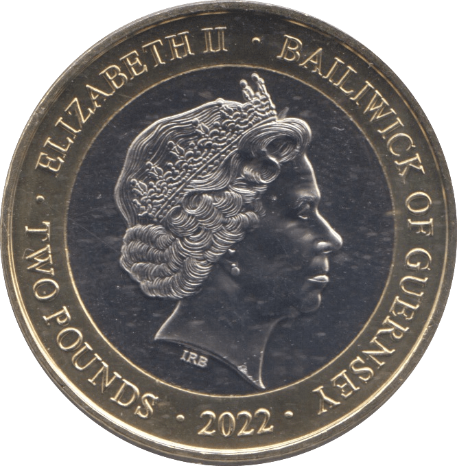 2022 2 POUND BU HADRIANS WALL GUERNSEY - £2 BU - Cambridgeshire Coins