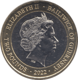 2022 2 POUND BU HADRIANS WALL GUERNSEY - £2 BU - Cambridgeshire Coins