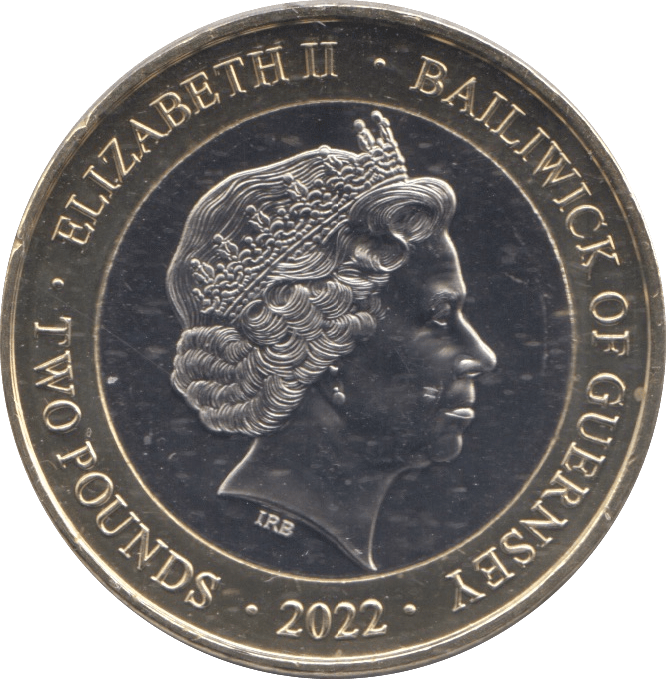 2022 2 POUND BU HADRIANS WALL GUERNSEY - £2 BU - Cambridgeshire Coins