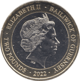 2022 2 POUND BU HADRIANS WALL GUERNSEY - £2 BU - Cambridgeshire Coins