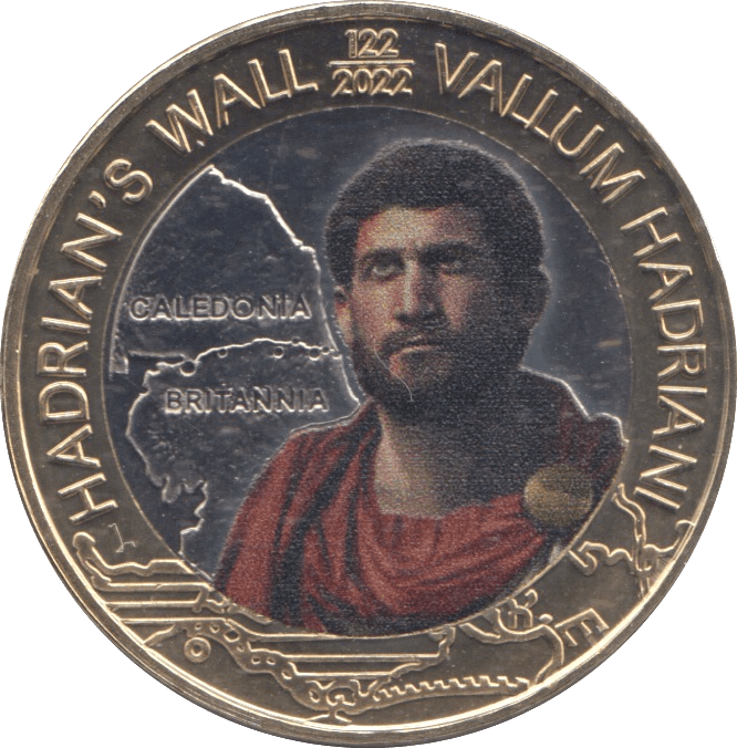 2022 2 POUND BU HADRIANS WALL GUERNSEY - £2 BU - Cambridgeshire Coins