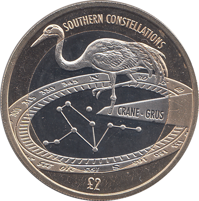 2022 2 POUND GRUS CONSTELLATION CRANE ( BU ) - 2 - Cambridgeshire Coins