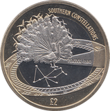 2022 2 POUND PAVO CONSTELLATION PEACOCK ( BU ) - 2 - Cambridgeshire Coins