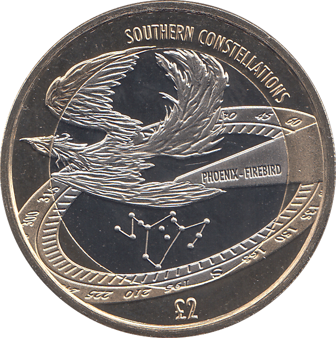2022 2 POUND PHOENIX CONSTELLATION FIREBIRD ( BU ) - 2 - Cambridgeshire Coins
