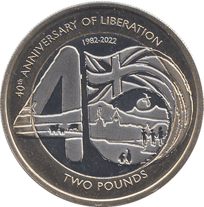 2022 2 POUNDS 40TH ANNIVERSARY OF LIBERATION ( BU ) - £2 BU - Cambridgeshire Coins