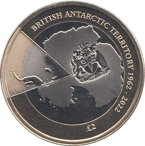2022 2 POUNDS BRITISH ANTARCTIC TERRITORY ( BU ) - £2 BU - Cambridgeshire Coins