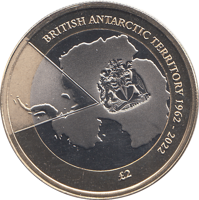 2022 2 POUNDS BRITISH ANTARCTIC TERRITORY ( BU ) - £2 BU - Cambridgeshire Coins