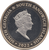 2022 2 POUNDS HEROIC AGE OF ANTARCTIC EXPLORATION ( BU ) - WORLD COINS - Cambridgeshire Coins