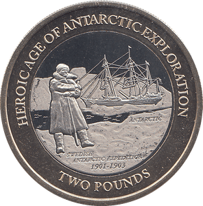 2022 2 POUNDS HEROIC AGE OF ANTARCTIC EXPLORATION ( BU ) - WORLD COINS - Cambridgeshire Coins