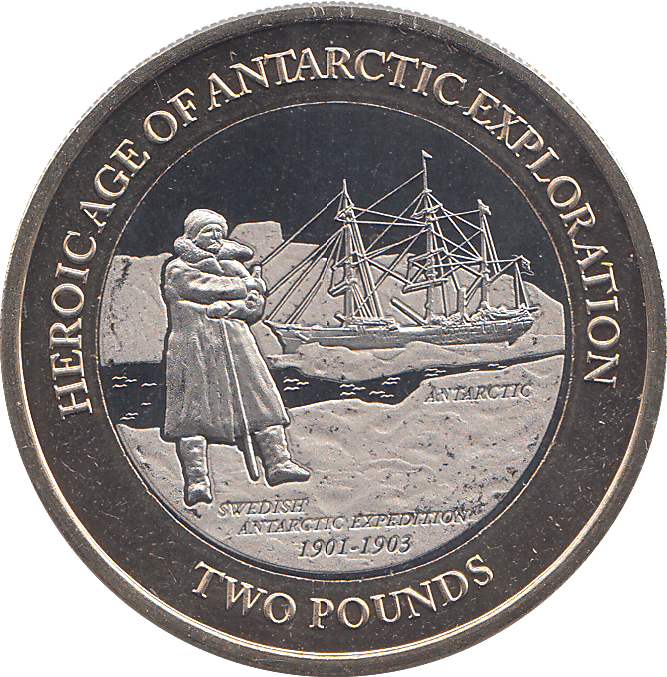 2022 2 POUNDS HEROIC AGE OF ANTARCTIC EXPLORATION ( BU ) - WORLD COINS - Cambridgeshire Coins