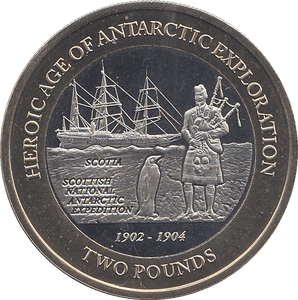 2022 2 POUNDS HEROIC AGE OF ANTARCTIC EXPLORATION ( BU ) - WORLD COINS - Cambridgeshire Coins