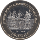 2022 2 POUNDS HEROIC AGE OF ANTARCTIC EXPLORATION ( BU ) - WORLD COINS - Cambridgeshire Coins