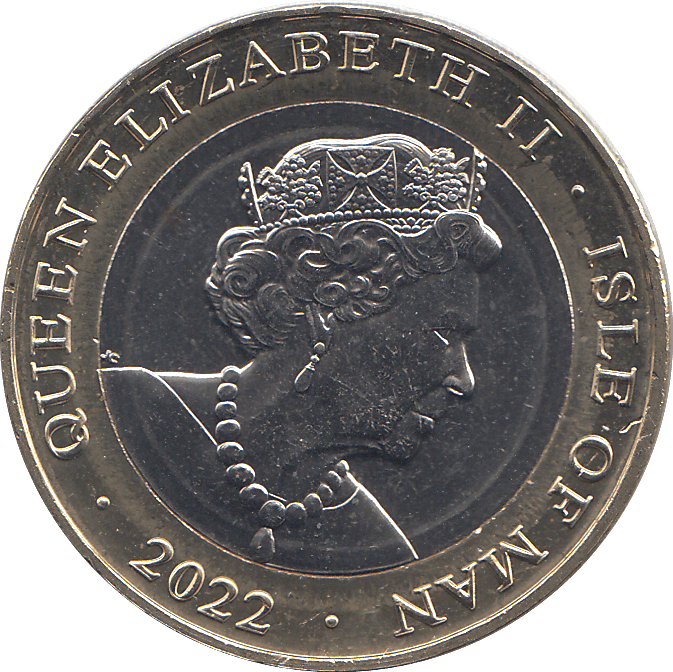 2022 2 POUNDS ISLE OF MAN TT ( BU ) - £2 BU - Cambridgeshire Coins