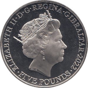 2022 5 POUNDS MONS CALPE & GIBRALTAR AIRWAYS ( BU ) - WORLD COINS - Cambridgeshire Coins