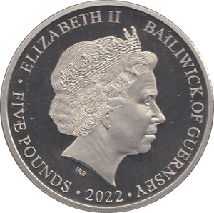 2022 5 POUNDS PLATINUM JUBILEE OF QUEEN ELIZABETH II ( PROOF ) - WORLD COINS - Cambridgeshire Coins
