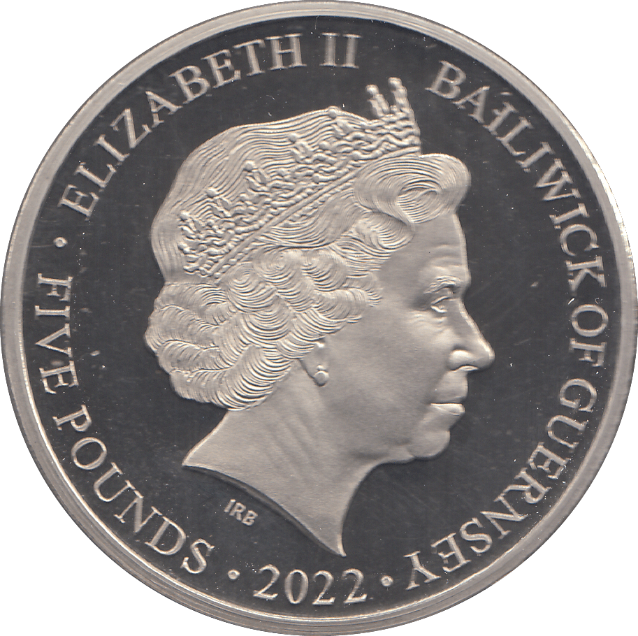 2022 5 POUNDS PLATINUM JUBILEE OF QUEEN ELIZABETH II ( PROOF ) - WORLD COINS - Cambridgeshire Coins