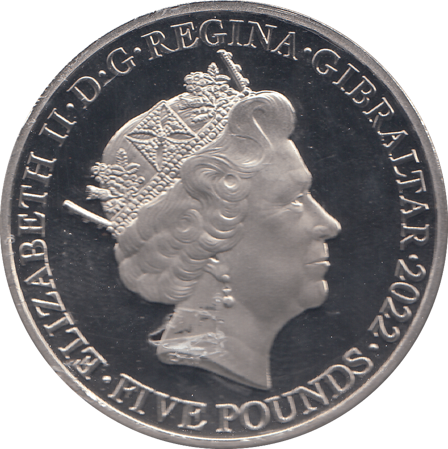 2022 5 POUNDS TARIQ IBN ZIYAD ( BU ) - WORLD COINS - Cambridgeshire Coins