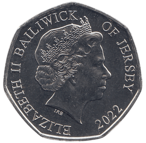 2022 50 P PLATINUM JUBILEE JUSTICIA ( BU ) - 50P CIRCULATED - Cambridgeshire Coins