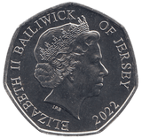 2022 50 P PLATINUM JUBILEE JUSTICIA ( BU ) - 50P CIRCULATED - Cambridgeshire Coins