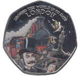 2022 50 PENCE AROUND THE WORLD IN 80 DAYS LONDON ( BU ) - WORLD COINS - Cambridgeshire Coins