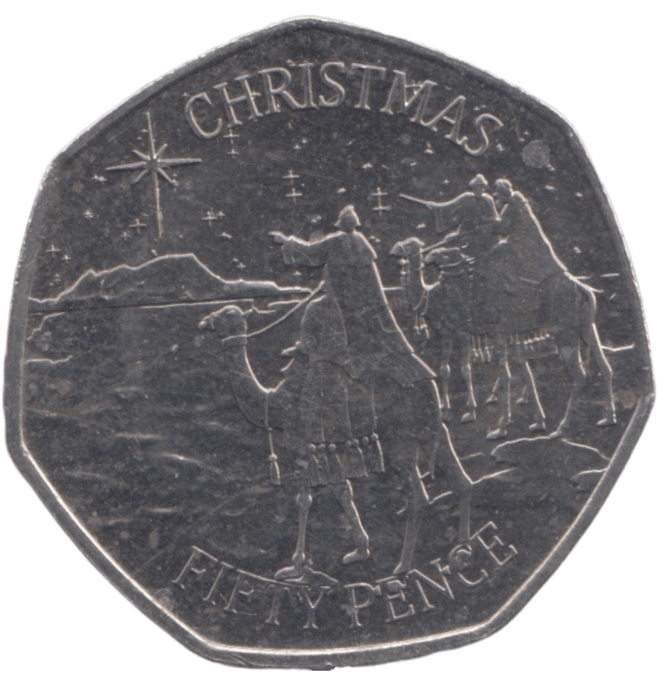 2022 50 PENCE CHRISTMAS GIBRALTAR - 50P CIRCULATED - Cambridgeshire Coins
