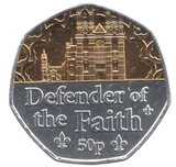 2022 50 PENCE DEFENDER OF THE FAITH ( BU ) - WORLD COINS - Cambridgeshire Coins
