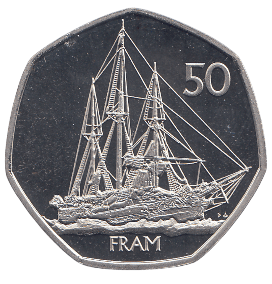 2022 50 PENCE FRAM ( BU ) - WORLD COINS - Cambridgeshire Coins