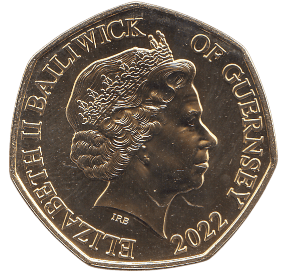 2022 50 PENCE HEAD OF THE ARMED FORCES ( BU ) - WORLD COINS - Cambridgeshire Coins